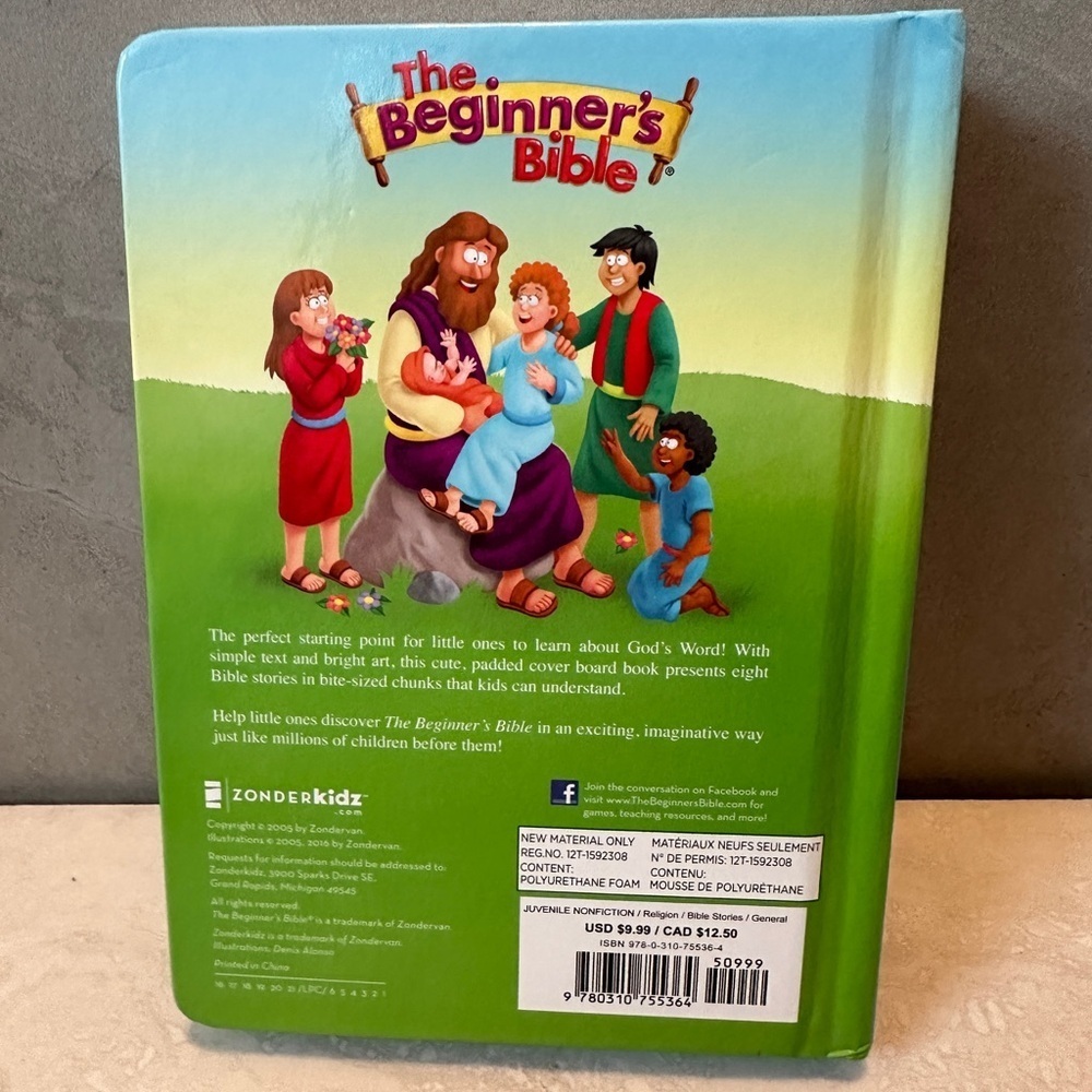 The Beginner's Bible for Little Ones - Board book By Zondervan - GOOD - Picture 2 of 3